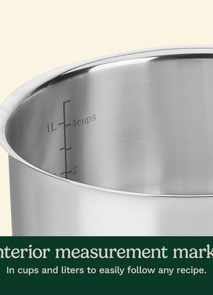 Cuisinart 1.5 Quart Saucepan w/Cover, Chef's Classic Stainless Steel Cookware Collection, 719 16