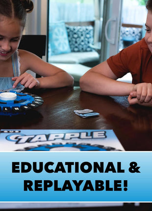 USAOPOLY The Original TAPPLE, The Fast-Paced Family Board Game,Choose a Category & Race Against The Timer to be The Last Player,Learning Word Game for Ages 8 & Up, 2-8 Players, 15-20 Minute Play Time