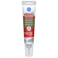 GE Advanced Silicone Caulk for Kitchen & Bathroom, Clear, 2.8 fl oz Tube, 1 Pack - 100% Waterproof Silicone Sealant, 5X Stronger Adhesion, Shrink & Crack Proof