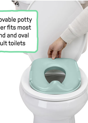 Ingenuity Prepare to Potty 3-in-1 System - Potty Training Toilet, Topper, Step Stool, Easy Setup, for Toddlers Ages 18 Months+