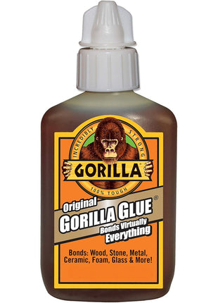 Gorilla Original Gorilla Glue, Waterproof Polyurethane Glue, 2 Ounce Bottle, Brown, (Pack of 1)