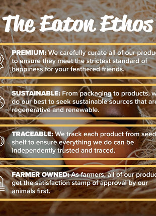 Eaton Pet and Pasture, Premium Laying Hen Nesting Pads, USA Grown & Sustainably Harvested, 13 x 13 (10 Pack)