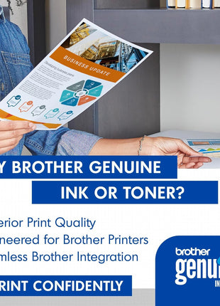 Brother Genuine High-Yield Black Toner Cartridge Twin Pack TN433 2PK (TN4332PK)