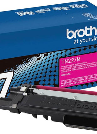 Brother Genuine TN227M, High Yield Toner Cartridge, Replacement Magenta Toner, Page Yield Up to 2,300 Pages, TN227, Amazon Dash Replenishment Cartridge | Prints up to 2,300 pages, Amazon Dash replenishment