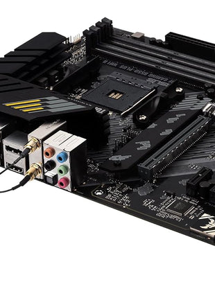 ASUS TUF Gaming B550-PLUS WiFi II AMD AM4 (3rd Gen RyzenTM) ATX Gaming Motherboard (PCIe 4.0, WiFi 6, 2.5Gb LAN, BIOS Flashback, USB 3.2 Gen 2, Addressable Gen 2 RGB Header and Aura Sync)