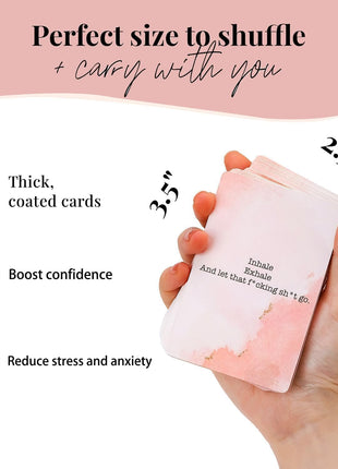 shoprotik Badass Affirmation Cards   Daily Motivational and Inspirational Cards for Women