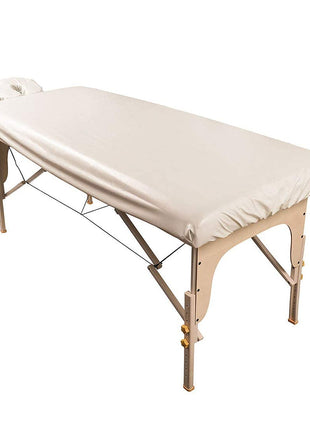 ForPro Waterproof Massage Table Cover, Natural | for Massage & Treatment Tables, Disposable Table Sheets, Spa Bed Sheets, Esthetician Table Linens, Salon & Spa Essentials
