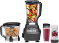 Ninja Mega Kitchen System, 1500W, 72 oz. Full Size Blender & 8 Cup Food Processor with (2) 16 oz. To Go Cups, Total Crushing Technology   Smoothies, Ice Crushing, Purees, Dough & More, Black, BL770