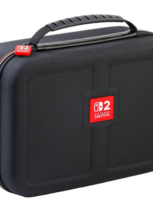 R.D.S. Industries Game Traveler Deluxe Licensed System Case for Nintendo Switch 2 and OLED, Black, Large (NS262)