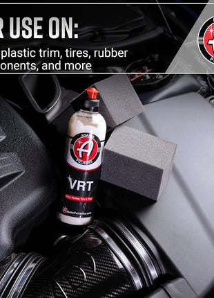 Adam's Polishes VRT Combo - Vinyl, Rubber and Plastic Non-Greasy Long Lasting Super Shine Dressing for Tires, Trim and More, Safe for Cars, Trucks, SUVs, RVs & More