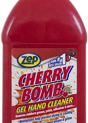 Zep Cherry Bomb Hand Cleaner - 48 Ounce - Volcanic Rock and Emollients - Perfect for Mechanics and DIY'ers