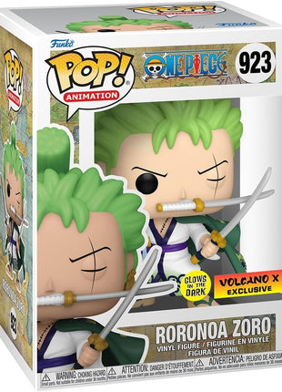 Funko POP! Animation One Piece Roronoa Zoro (Glow in The Dark), Exclusive