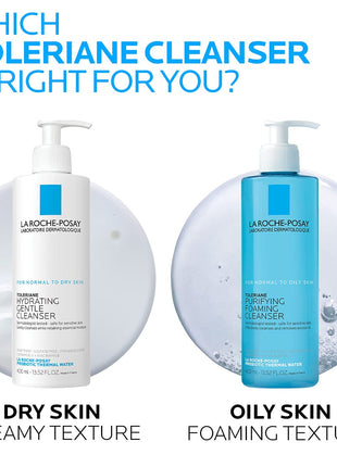 La Roche-Posay Toleriane Purifying Foaming Facial Cleanser, Oil Free Face Wash for Oily Skin and for Sensitive Skin with Niacinamide, Pore Cleanser Won't Dry Out Skin, Unscented