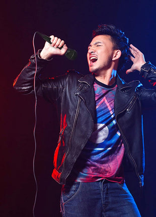YIOWNER Wired Karaoke Microphone, Handheld for Singing, With 2.5m Cable, Vocal Dynamic Mic for Speaker, AMP, Mixer, DVD