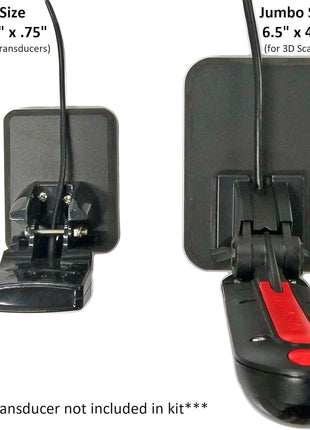 SEAWORTHY INNOVATIONS Stern Pad - Standard Size - Black - Screwless Transducer/Acc. Mounting Kit (not for Large 3D Scan Transducers)