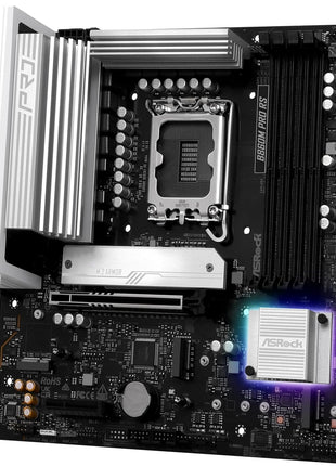 ASRock B860M Pro RS Intel Core Ultra B860 DDR5 8666 MHz 256GB M.2 LGA1851 Micro ATX Motherboard SATA3 6.0 Gb/s PCIe 5.0 BIOS Flashback