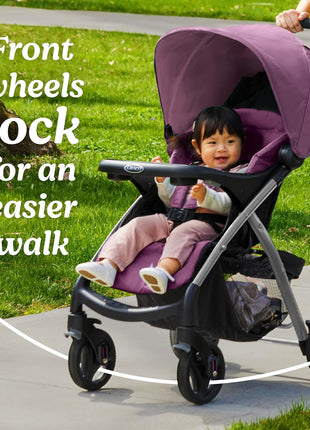 Graco Verb Travel System | Includes Verb Stroller and SnugRide 30 Infant Car Seat, Merrick | Stroller and Carseat Combo