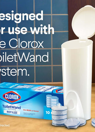 Clorox ToiletWand Toilet Cleaner Refills, Toilet brush, Original, 20 Count
