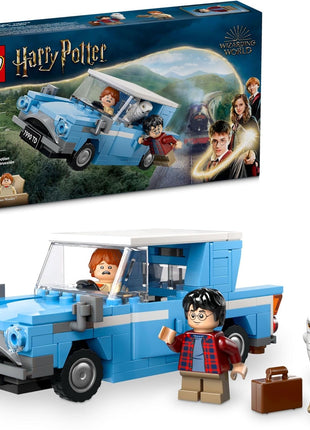 LEGO Harry Potter Flying Ford Anglia, Buildable Car Toy with 2 Minifigures for Role Play, Fantasy Playset for Kids, Harry Potter Car, Gift for Boys, Girls and Any Fan Ages 7 and Up, 76424 | Lego Harry Potter Lego 165 Pieces - Flying Ford Anglia #76424