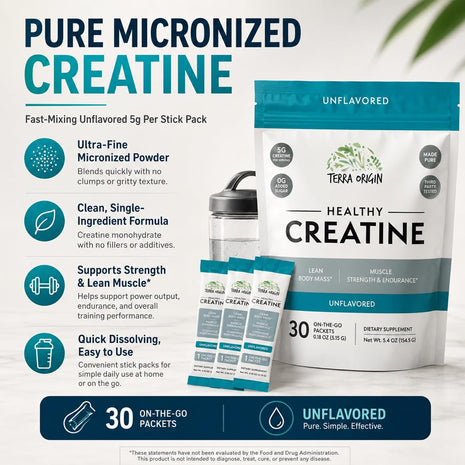 TERRA ORIGIN Creatine, Collagen & Electrolyte Bundle