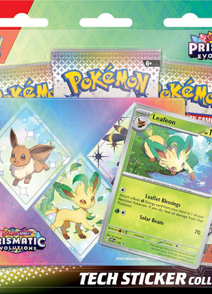 Pokemon TCG Scarlet and Violet 8.5 Prismatic Evolutions Tech Sticker Collection (Random Promo)
