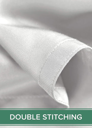 King Sheets by Pure Bamboo, Genuine 100% Organic Viscose Derived from Bamboo Bed Sheet Set, Soft & Cooling, Double Stitching, 2 Year Quality Promise (King, White)