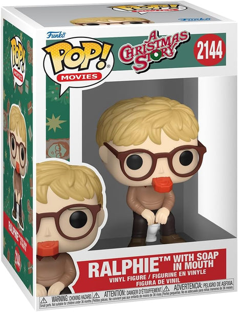 Funko Pop! Movies: A Christmas Story - Ralphie with Soap in Mouth | Collectable Vinyl Figure, Gift Idea, Official Merchandise, Toys for Kids & Adults, Comedy Fans, For Collectors and Display
