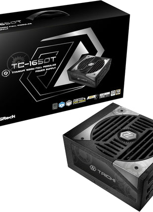 ASROCK TC-1650T 1650 WATT 80 Plus Titanium ATX Fully Modular Power Supply - ATX 3.1 Compatible