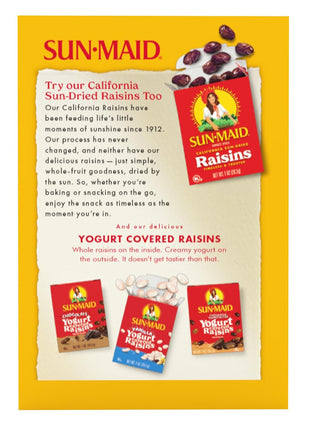 Sun Maid California Golden Raisins   12 oz Sharing Size Box   Dried Fruit Snack for Lunches, Snacks, and Natural Sweeteners