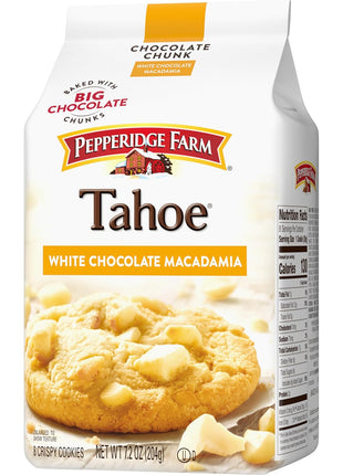 Pepperidge Farm Tahoe White Chocolate Macadamia Cookies, 7.2 Oz