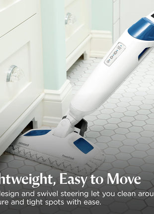 BISSELL Steam Mop 1940A PowerFresh Floor Steam Cleaner for Hard Wood & Tile with Natural Sanitization, Easy Scrubber, Variable Steam, 12" Cleaning Path