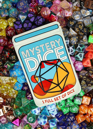 Mystery Dice Set, DND Dice, Guaranteed No Duplicates, 1 Pack | Mystery D&D Dice, Wide Range of Pattern, Gaming Dice, Suitable for Role Playing, Table Games, 7 Polyhedral DND Dice Set