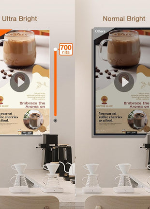 29 inch Digital Signage Display | 700-Nit Android Commercial Display | Free CMS for remote content management across retail, hospitality, office and restaurant locations.