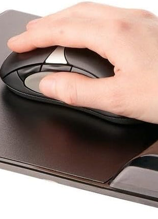 Fellowes® MICROBAN® Gel Mouse Pad Wrist Support - Black (9182301)