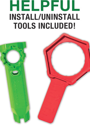 Fluidmaster K-400H-021-P8 PerforMAX 2-Inch Everything Toilet Repair Kit, Multicolor