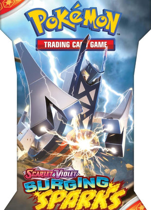 Pokemon TCG Surging Spark – Single Booster Pack – Pack Art May Vary - 10 Cards