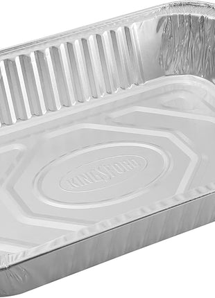 Kingsford Heavy Duty Large Aluminum Pans with Deep Sides, Disposable Foil Pans for Cooking, Baking, Grilling, Roasting, and Chafing Dishes, 15.75 x 11.25 x 2.63 Inches, 4 Count