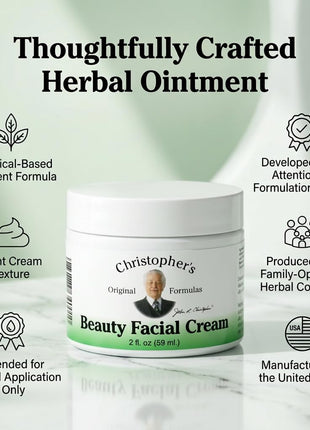 Christopher's Original Formulas Beauty Facial Cream, 2 oz