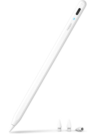 Metapen iPad Pencil A8 Stylus Pen for iPad 2018+ Palm Rejection&Magnetic | Metal Barrel Apple Pencil, USB-C Fast Charging, Reliable Precision & Smooth Writing Pen for iPad 6th-11th Gen Pro Air Mini