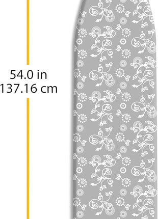 Whitmor Scorch Resistant Ironing Board Cover and Pad   Grey Swirl
