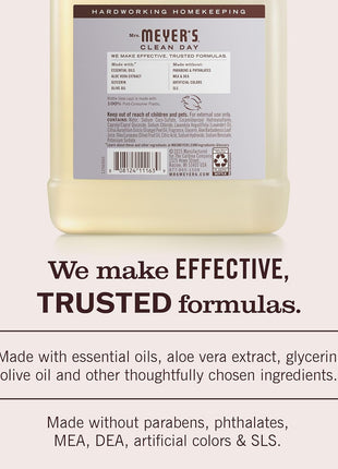 MRS. MEYER'S CLEAN DAY Hand Soap Refill, Lavender Scent, 33 Fl Oz Bottle