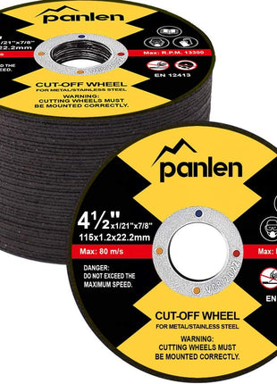 50 Pack Cut Off Wheels 4 1/2 inch Thin Metal & Stainless Steel Cutting Wheel, Professional Fast Cutting Disc for Angle Grinder