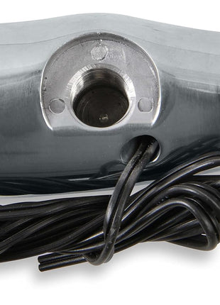 B&M 80658 Brushed Aluminum T-Handle Shifter Grip with Button and SAE Thread Inserts