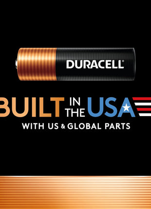 Duracell Coppertop AA Batteries, 28 Count, 12-Year Shelf Life, Storage Tray
