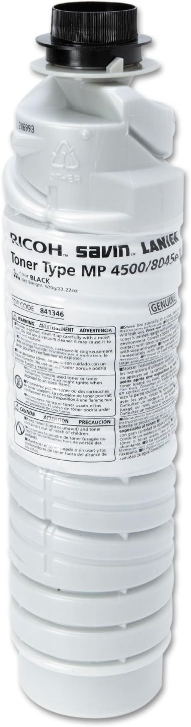 Ricoh Toner Cartridge for Aficio MP Series Printers, Black (841346)
