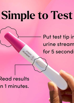First Response Rapid Result Pregnancy Test, 2 Pack | Results In 1 Minute, Over 99% Accurate*, Easy-to-Read Results, Trusted For 30 Years