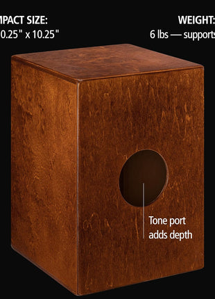 Meinl Percussion Cajon, MADE IN EUROPE — Sit-On Box Drum, Snare & Bass Tone | Baltic Birch Wood, Compact Size, Rear Sound Port, Silicone Feet — For All Skill Levels and Settings