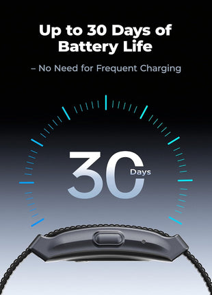 Fitness Trackers for Men & Women, Smart Bracelet with 24/7 Activity & Sleep Tracking, Heart Rate, Blood Oxygen, HRV & Stress Monitor, 30-Day Battery, Smart Band, GPS Modes, Free APP
