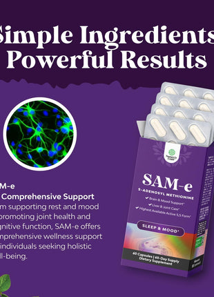 Brain Supplements for Memory, Mind & Memory Matrix and SAM e Supplement