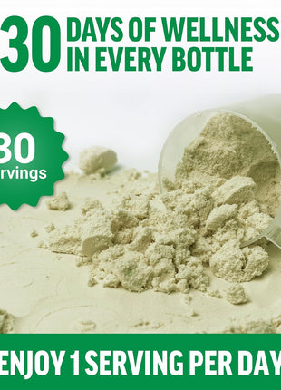 Force Factor Smarter Greens Daily Wellness Powder to Support Gut Health | Greens Superfood Powder for Bloating & Digestion, 40+ Superfoods, 125 Million CFU Probiotics, Unflavored, 60 Servings, 2-Pack
